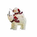 Goldengifts 31 in. Incandescent Lighted Bear Yard Decor Clear GO2743152
